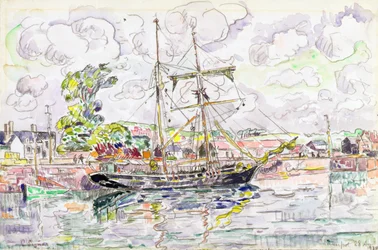 Paimpol, 1930 (wc com lápis sobre papel)